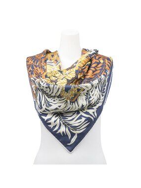 Hermes Scarf Navy